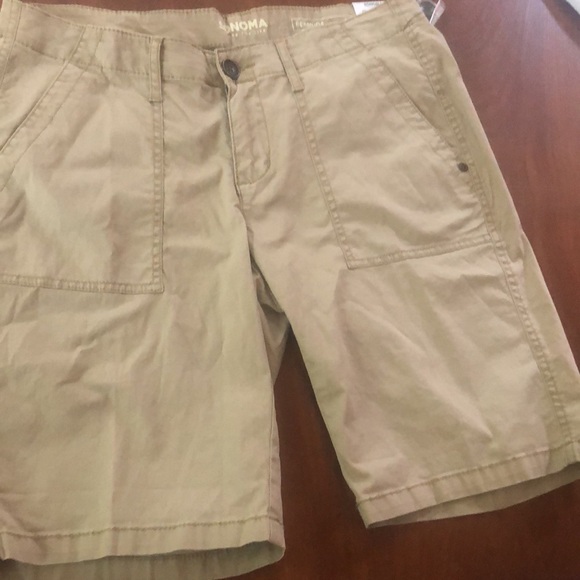 NWT Sonoma Tan Bermuda Shorts - Picture 3 of 10